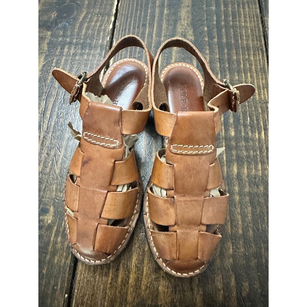Cole Haan fisherman women’s leather sandals 7.5B